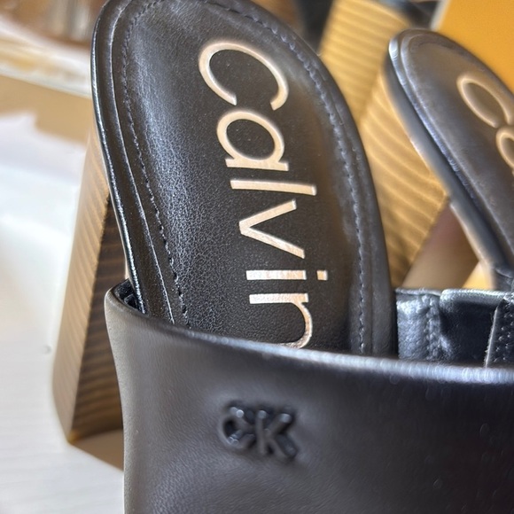 Calvin Klein Women's Black Mules - Picture 2 of 4